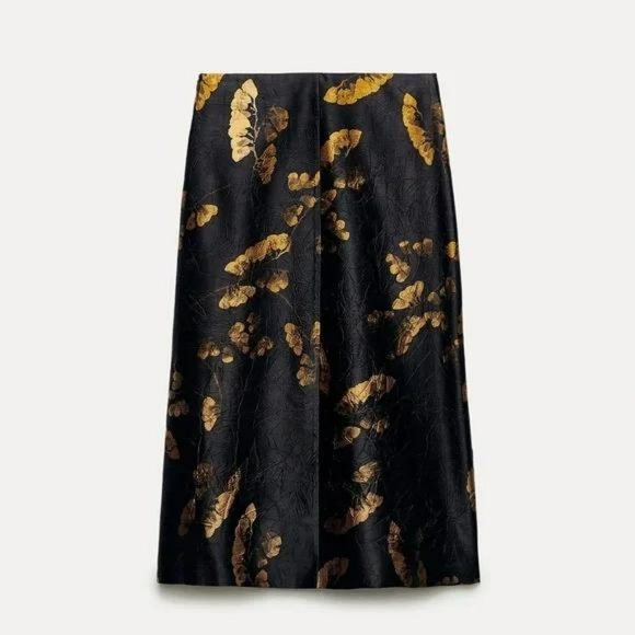 ZARA PRINTED SKIRT ZW COLLECTION - Picture 3 of 3